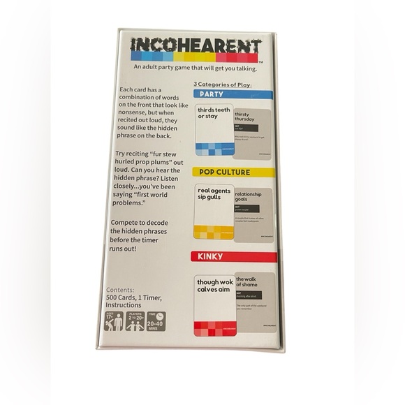 Incohearent Card Game - Picture 3 of 3